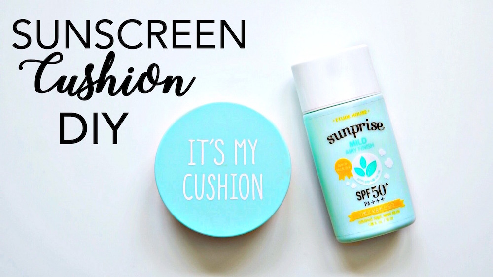 DIY Sunscreen Cushion for Easy Reapplication
