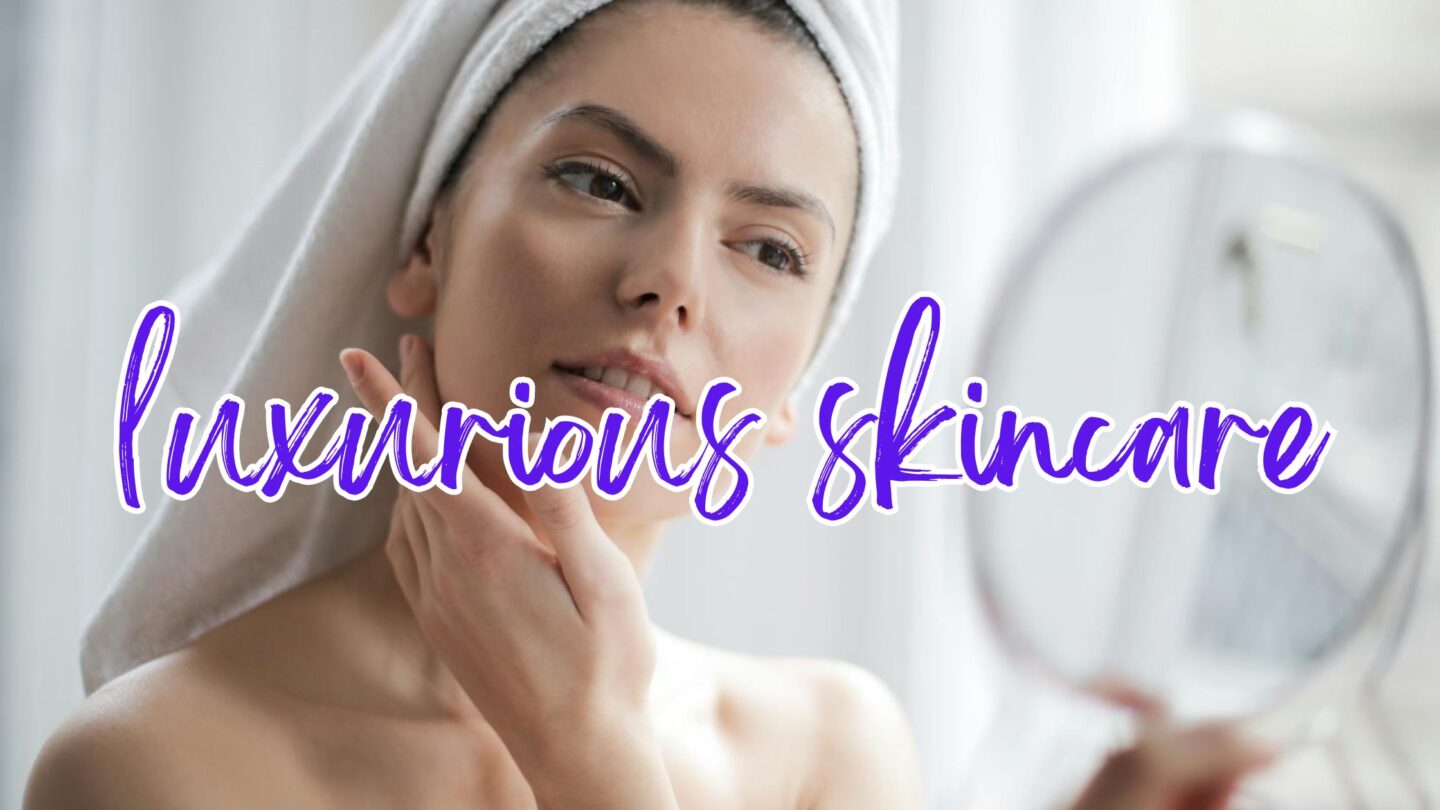 luxurious skincare banner