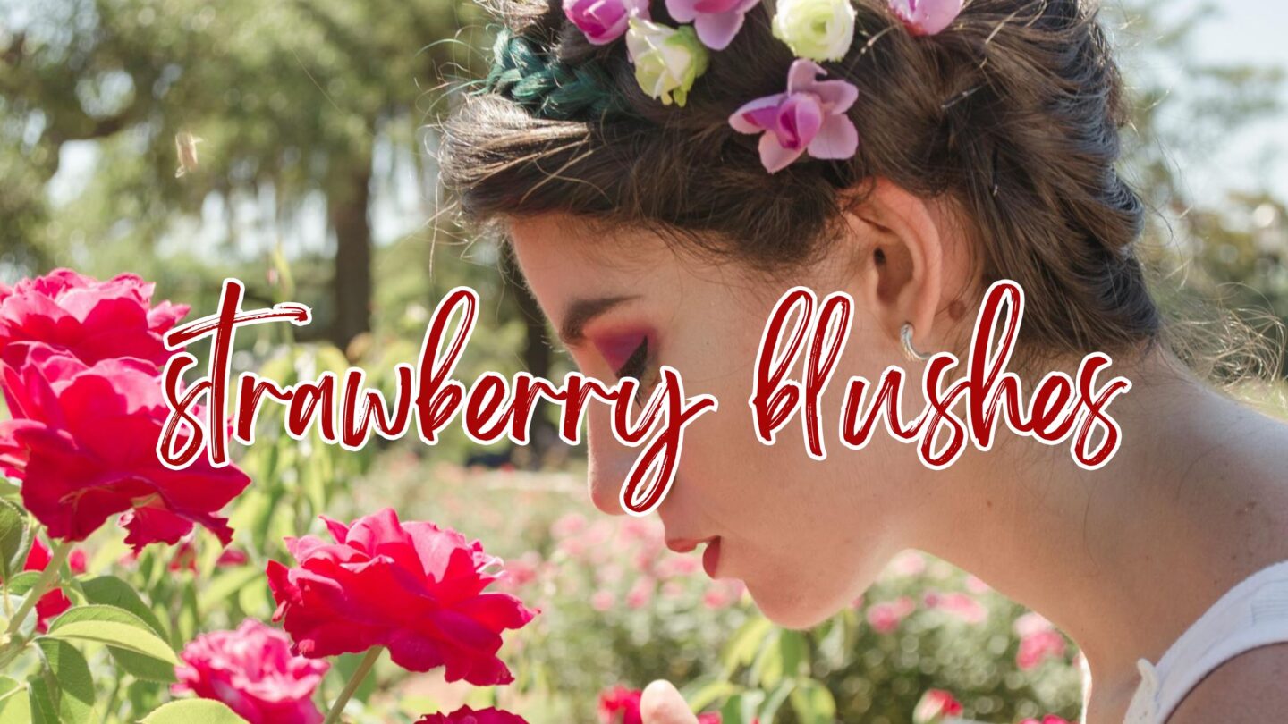 strawberry blushes banner