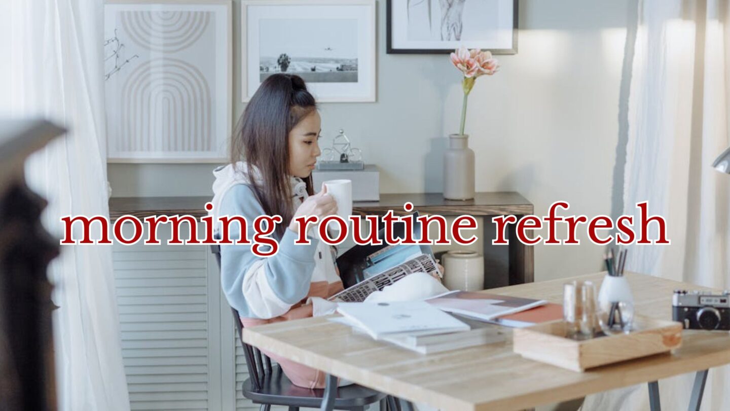morning routine banner