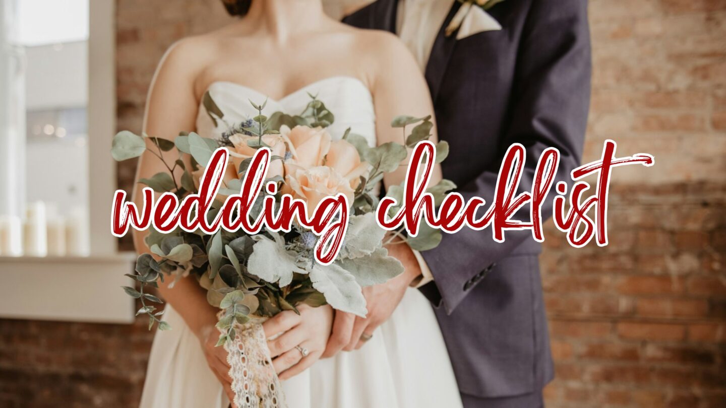 wedding checklist banner